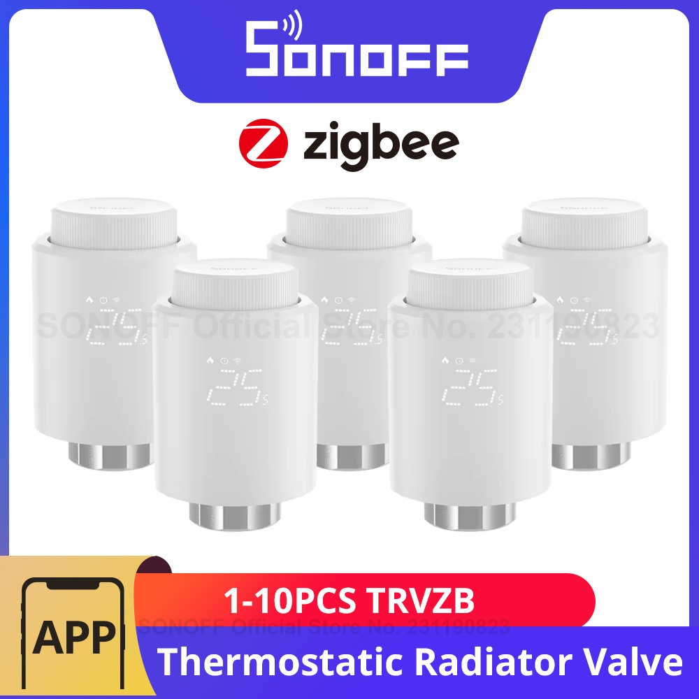 Sonoff Basic Switch - 1-6PCS SONOFF TRVZB Zigbee Thermostatic Radiator