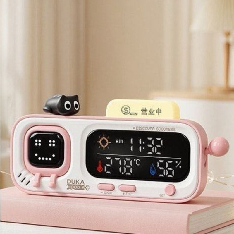 DUKA MOODA Smart Desktop Tempe - Temperature Humidity Sensor ulasan dan harga
