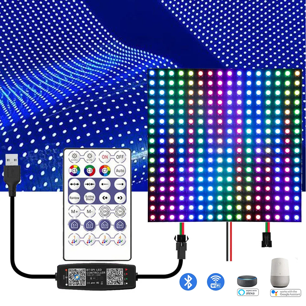 8X8 16X16 8X32 WS2812B With US - Rgb Led Matrix 8X8 ulasan dan harga
