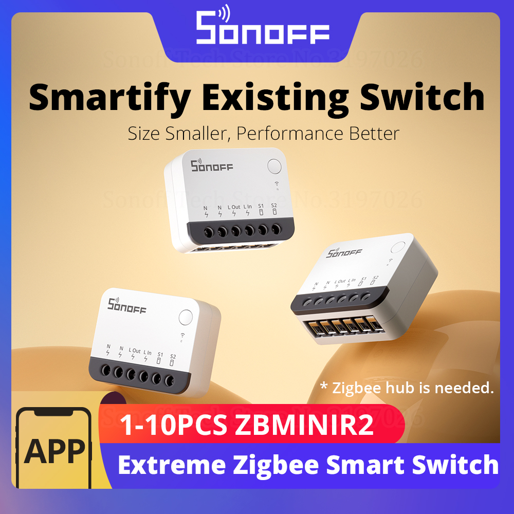 SONOFF ZBMINIR2 Zigbee Smart S - Sonoff Basic Switch ulasan dan harga
