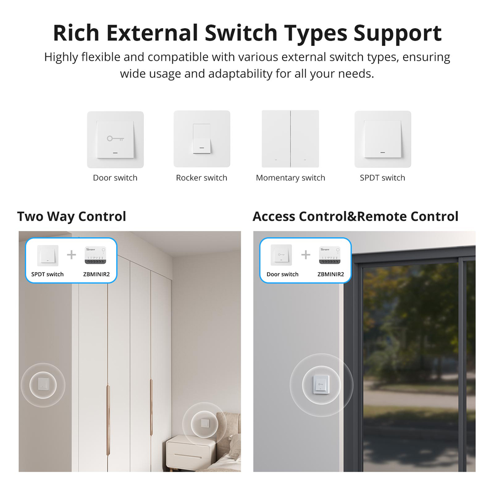 SONOFF ZBMINIR2 Zigbee Smart S - Sonoff Basic Switch ulasan dan harga