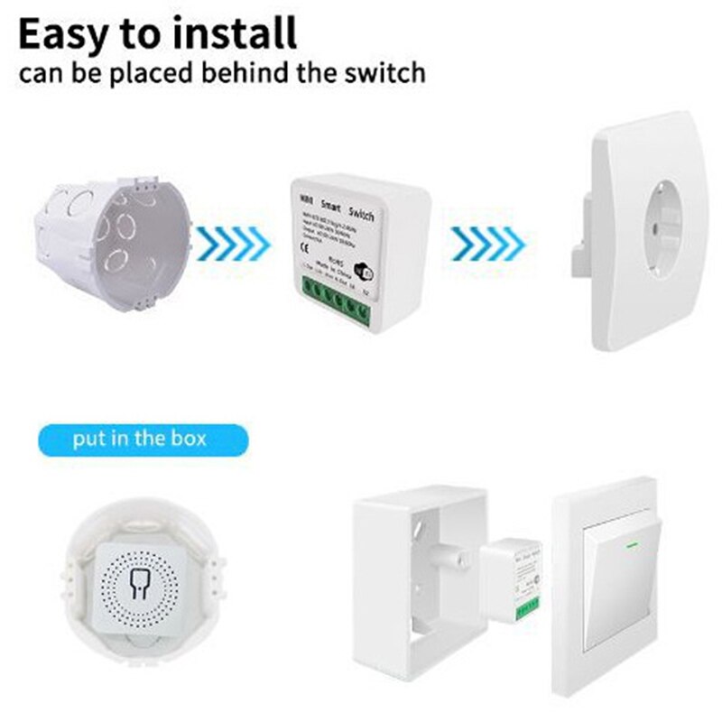 Tuya 16A Mini Wifi Smart Switc - Smart Home Automation Diy ulasan dan harga