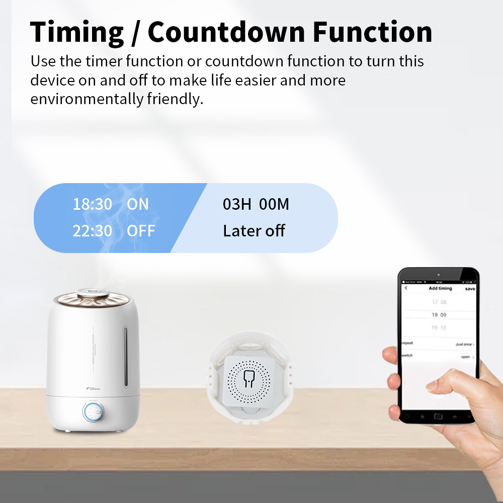 Tuya Mini Light Smart DIY Swit - Home Automation Diy ulasan dan harga