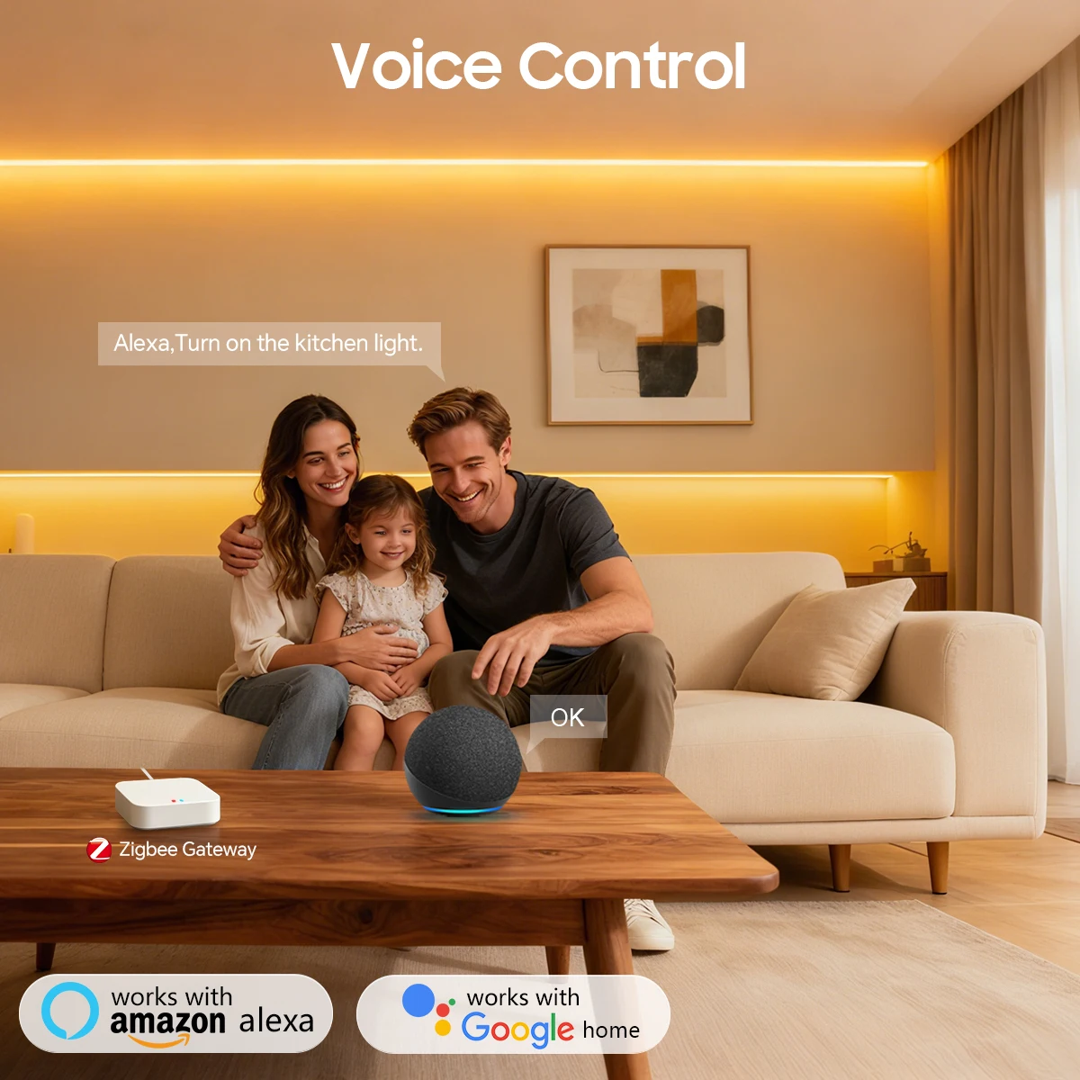 Zigbee Smart Neon Light Strip  - Zigbee Coordinator Stick ulasan dan harga