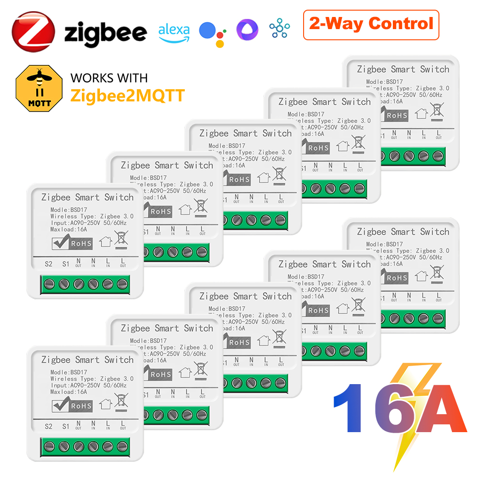 16A ZigBee3.0 Smart Light Swit - Home Automation Diy ulasan dan harga
