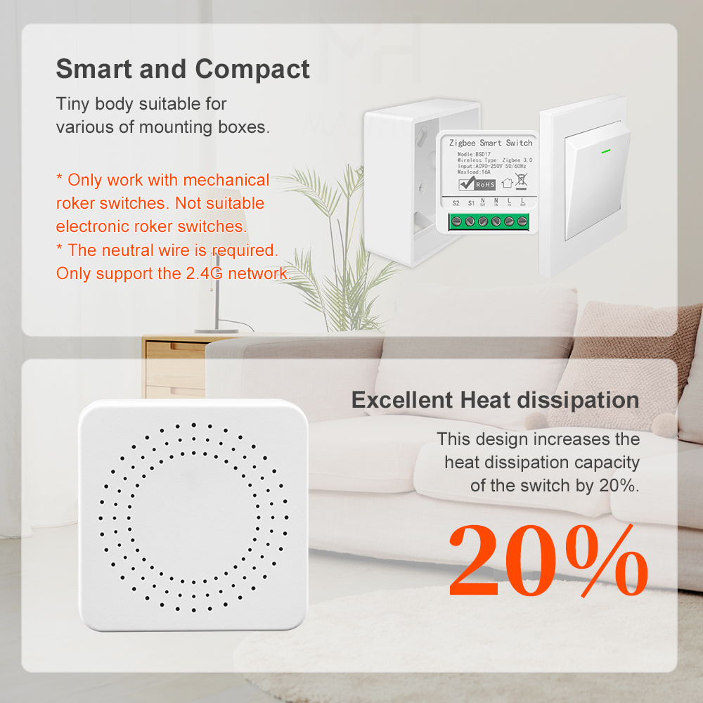 16A ZigBee3.0 Smart Light Swit - Home Automation Diy ulasan dan harga