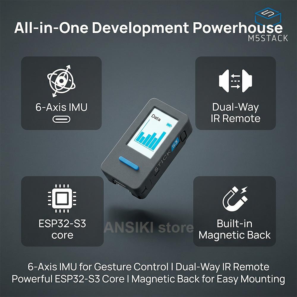 M5Stack M5StickS3 ESP32-S3 IoT - Smart Home Automation Diy ulasan dan harga