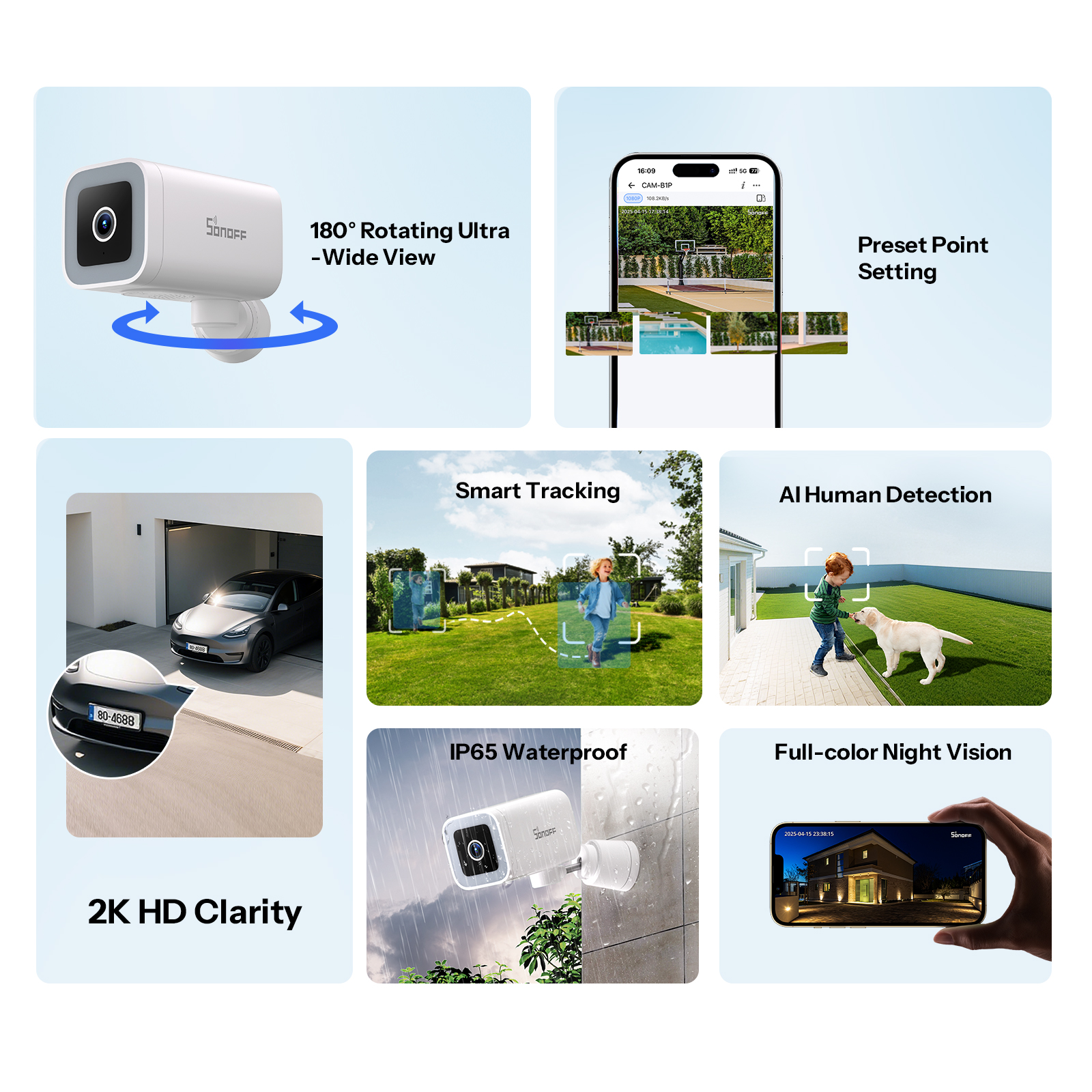 SONOFF CAM-B1P 2K HD Outdoor S - Sonoff Basic Switch ulasan dan harga