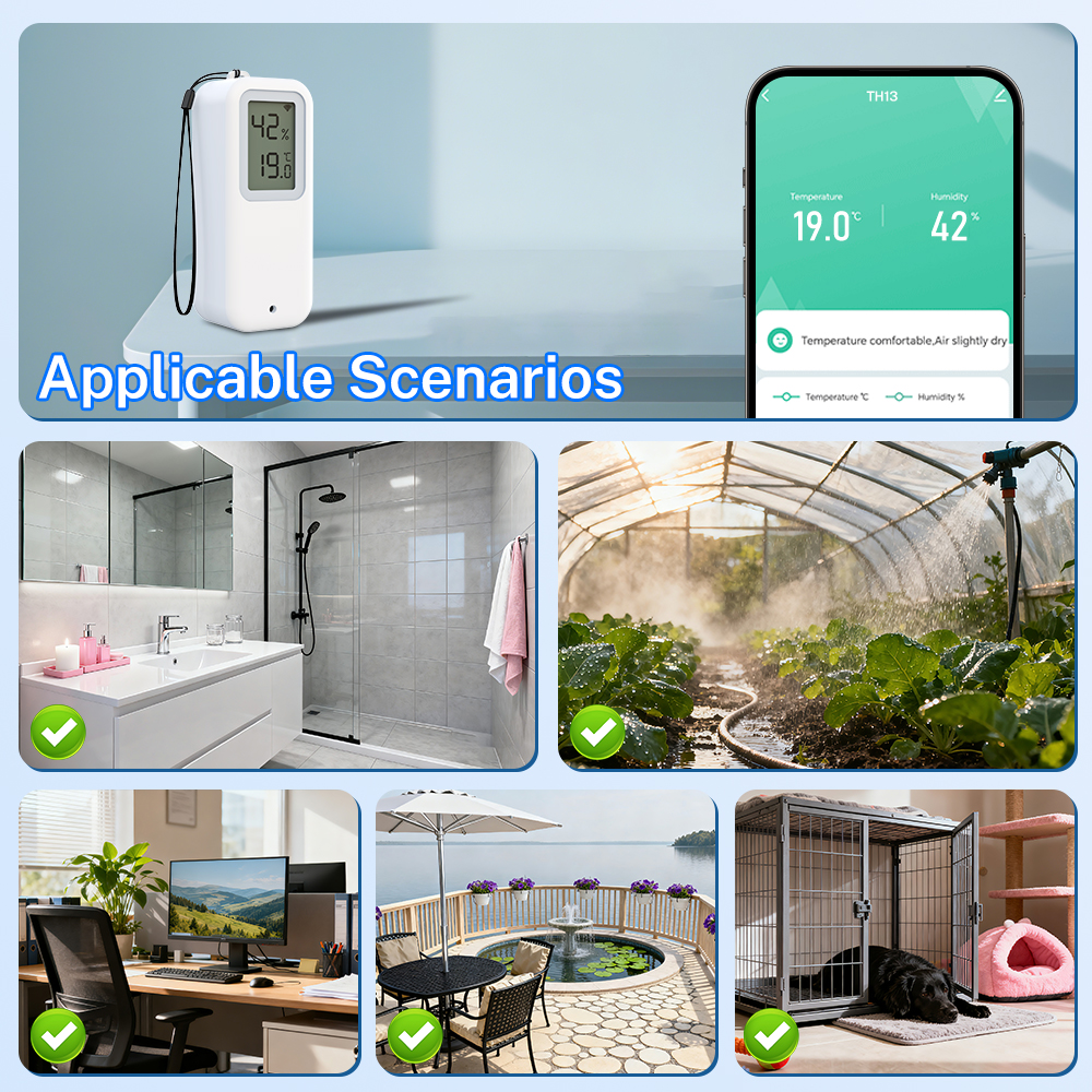 Tuya WiFi ZigBee Temperature a - Temperature Humidity Sensor ulasan dan harga