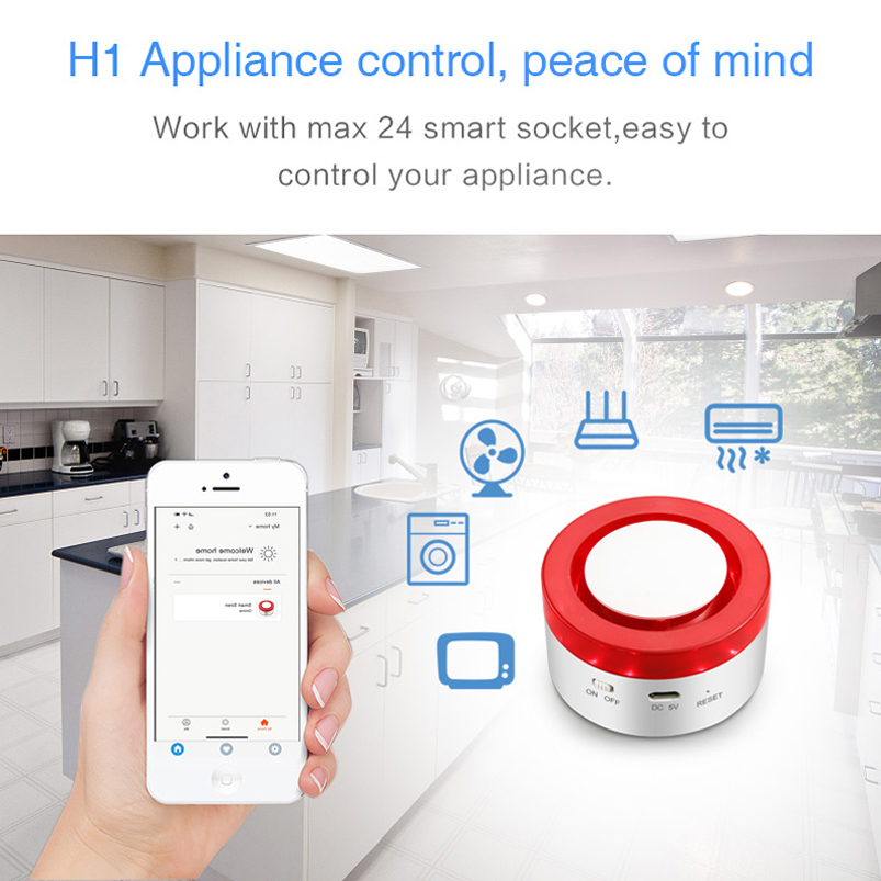 WIFI Wireless Security Alarm S - Smart Home Automation Diy ulasan dan harga