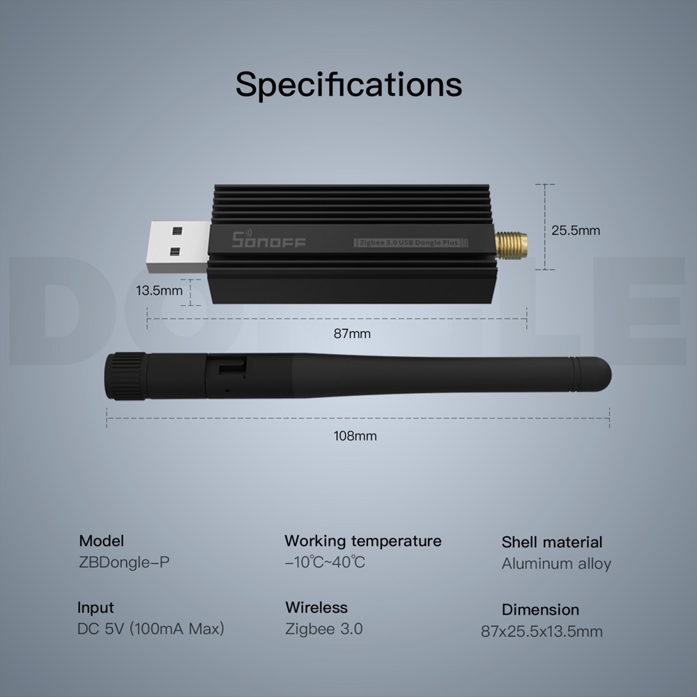 SONOFF ZBDongle-P Zigbee 3.0 U - Zigbee Coordinator Stick ulasan dan harga