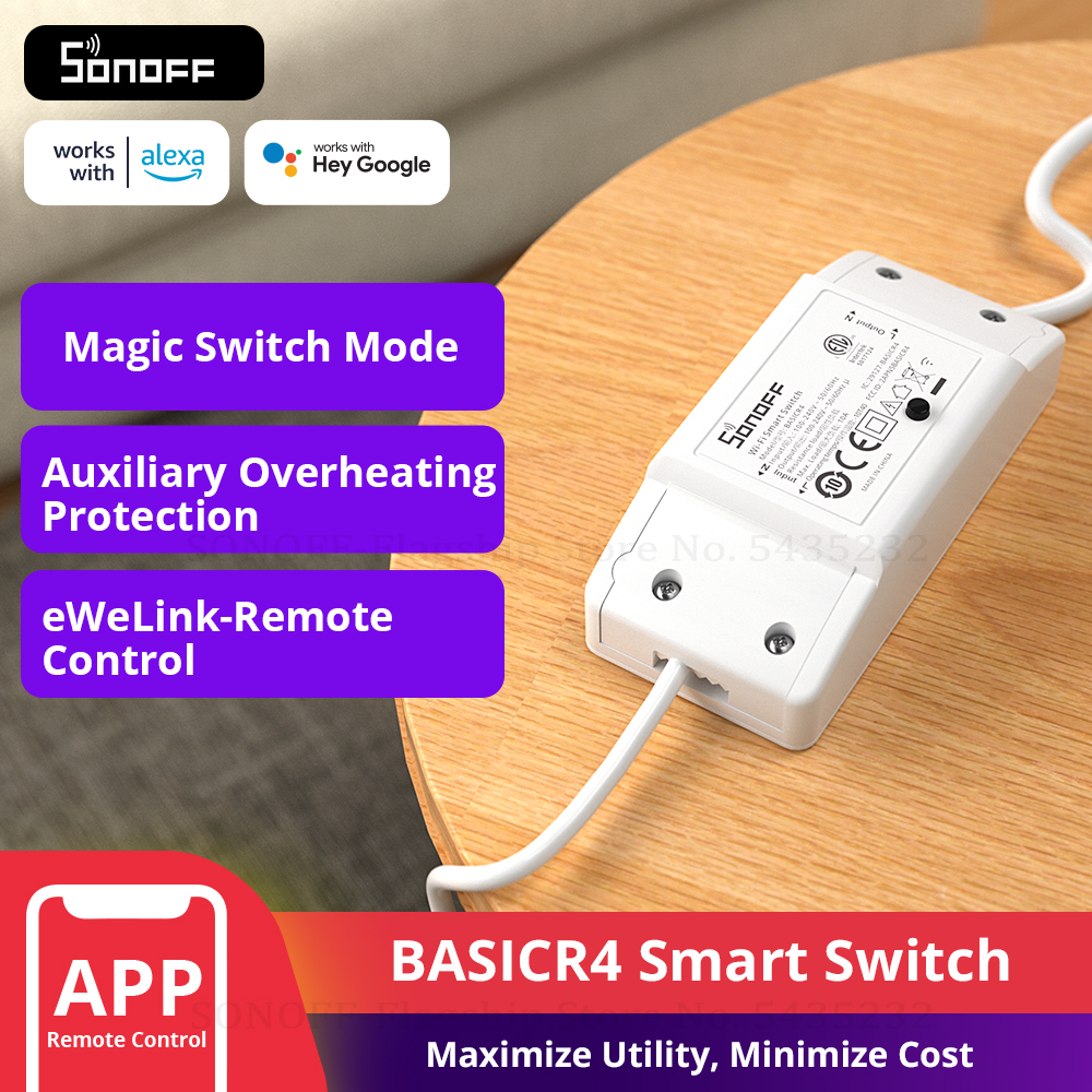 SONOFF BASICR4 Wifi Switch Sma - Sonoff Basic Switch ulasan dan harga