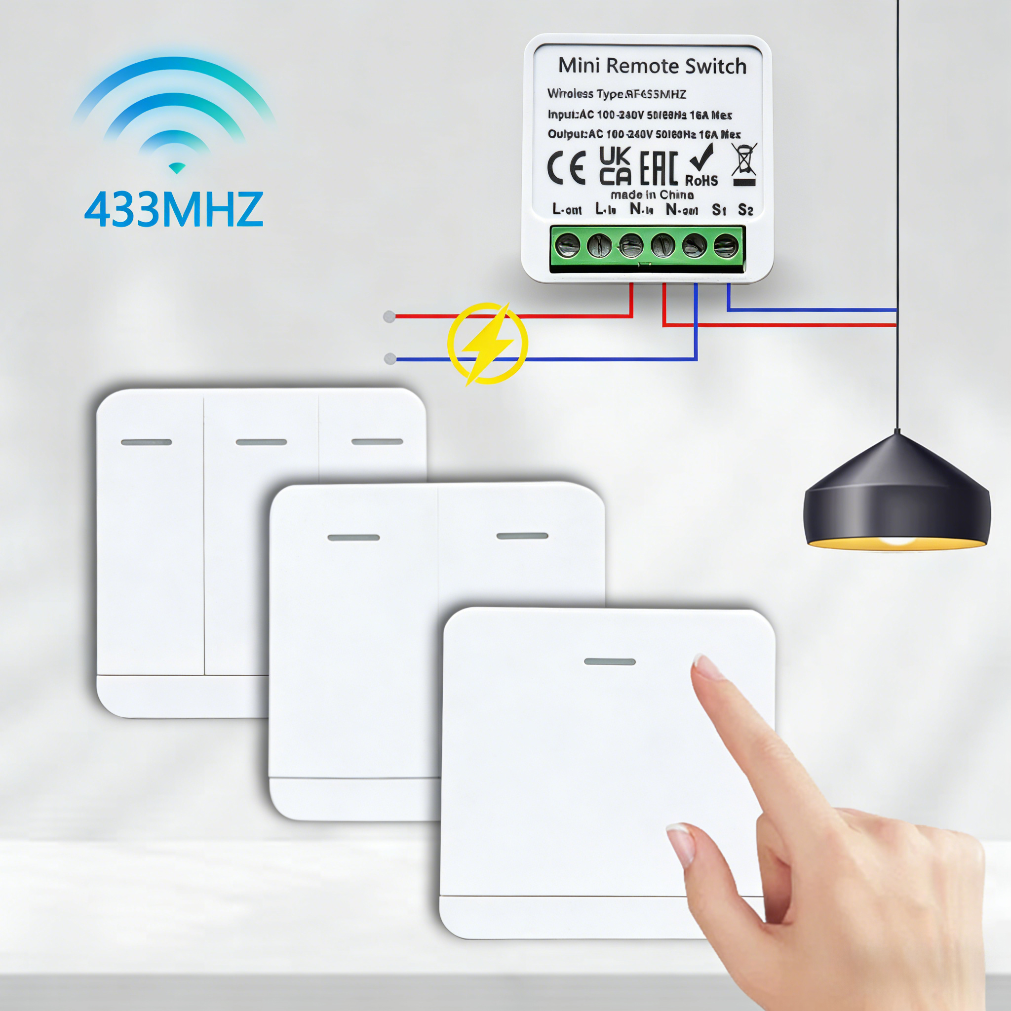 RF 433MHz Smart DIY Wireless S - Diy Home Automation System ulasan dan harga