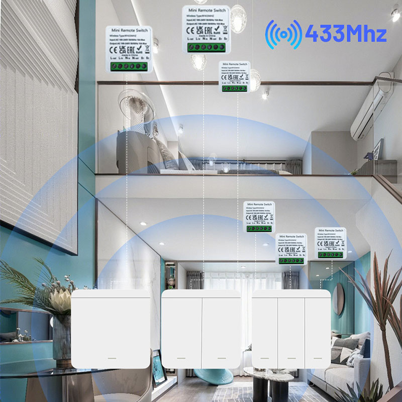 RF 433MHz Smart DIY Wireless S - Diy Home Automation System ulasan dan harga