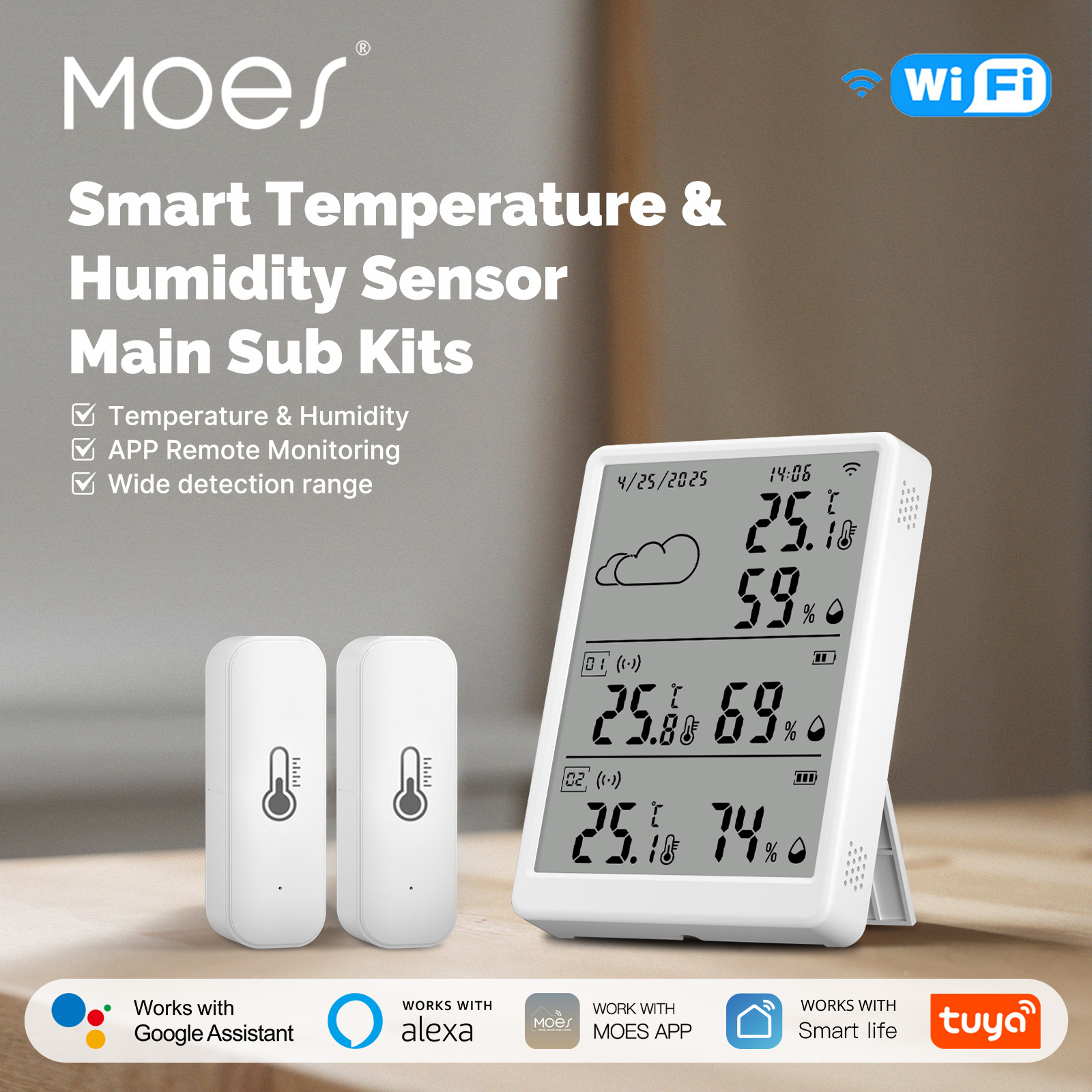 MOES Tuya WiFi RF433 Smart Tem - Smart Home Automation Diy ulasan dan harga