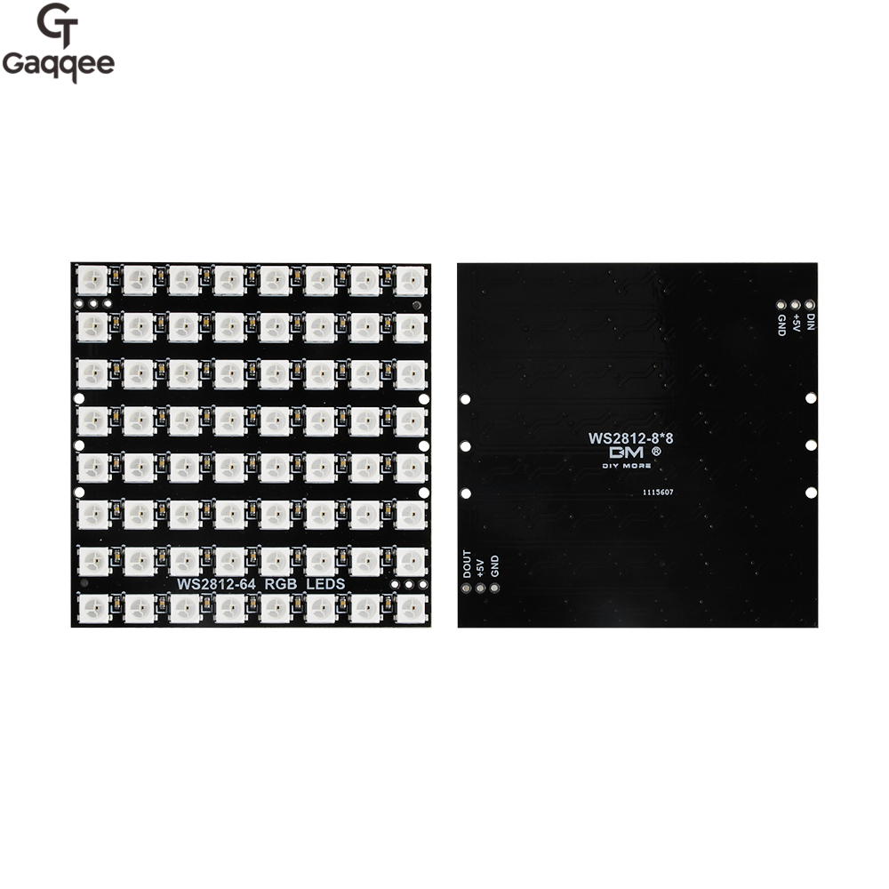 WS2812 LED 5050 RGB 8x8 64 Bit - Rgb Led Matrix 8X8 ulasan dan harga