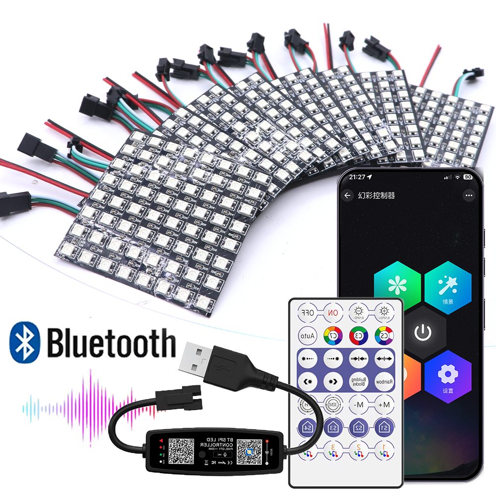 LED USB 28Keys 2.4G Controller - Rgb Led Matrix 8X8 ulasan dan harga