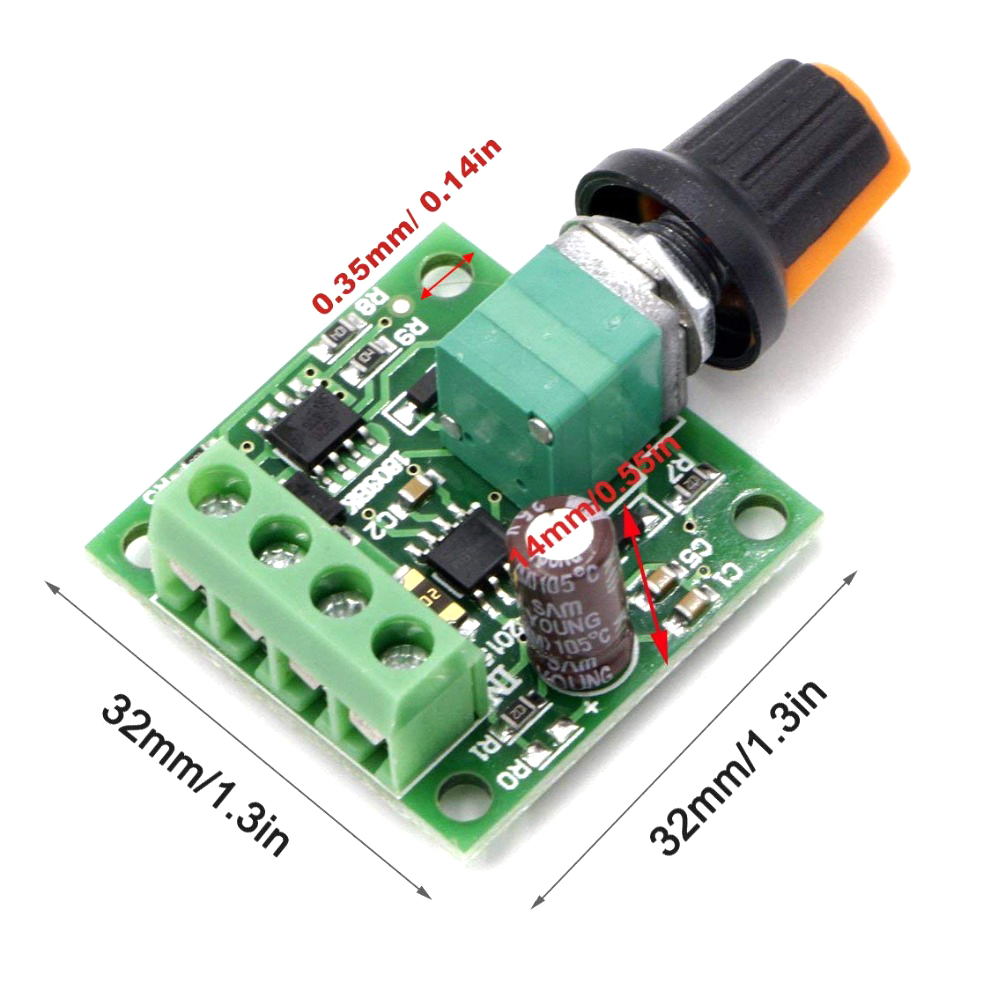 DC 1.8V 3V 5V 6V 12V 2A PWM Mo - Level Shifter 3.3V ulasan dan harga