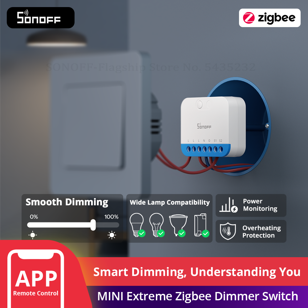 SONOFF MINI-ZBDIM MINI Extreme - Sonoff Basic Switch ulasan dan harga