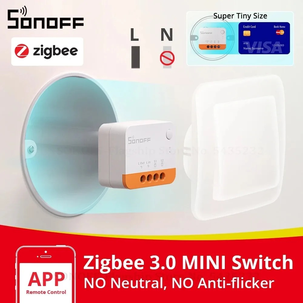 SONOFF ZBMINI L2 Zigbee Zbmini - Sonoff Basic Switch ulasan dan harga