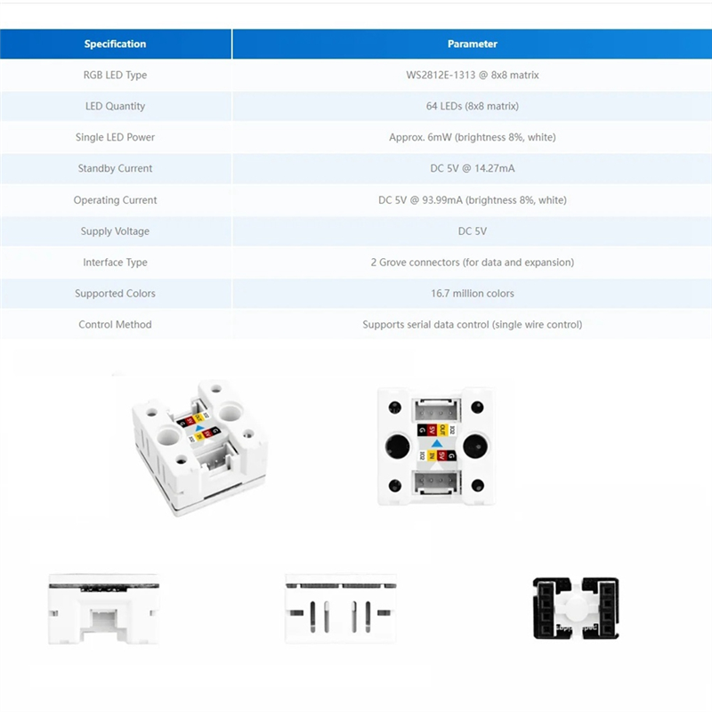 AEF6-Puzzle Unit 8X8 RGB LED M - Rgb Led Matrix 8X8 ulasan dan harga