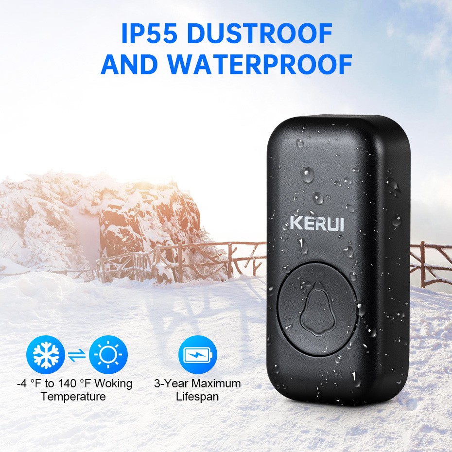 KERUI M525 Door Bell Chime Kit - Smart Home Automation Diy ulasan dan harga